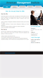 Mobile Screenshot of americanmanagementinstitute.net